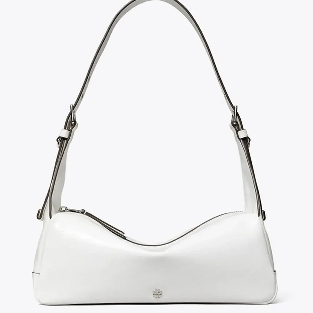Tory Burch Rory Crinkle Shoulder Bag 183168 $495 Cirrus Cloud
